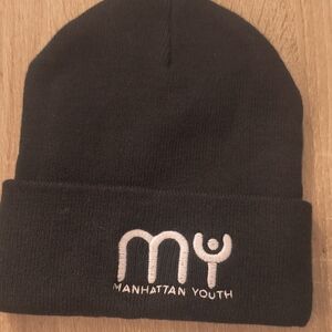 Port Authority Black Kids Beanie